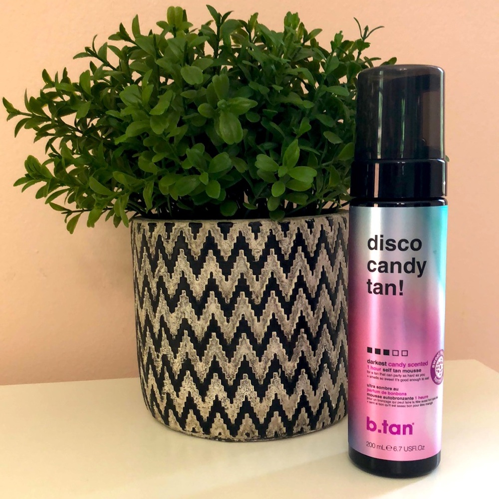 b.tan disco candy tan! 1 hour self tan mousse